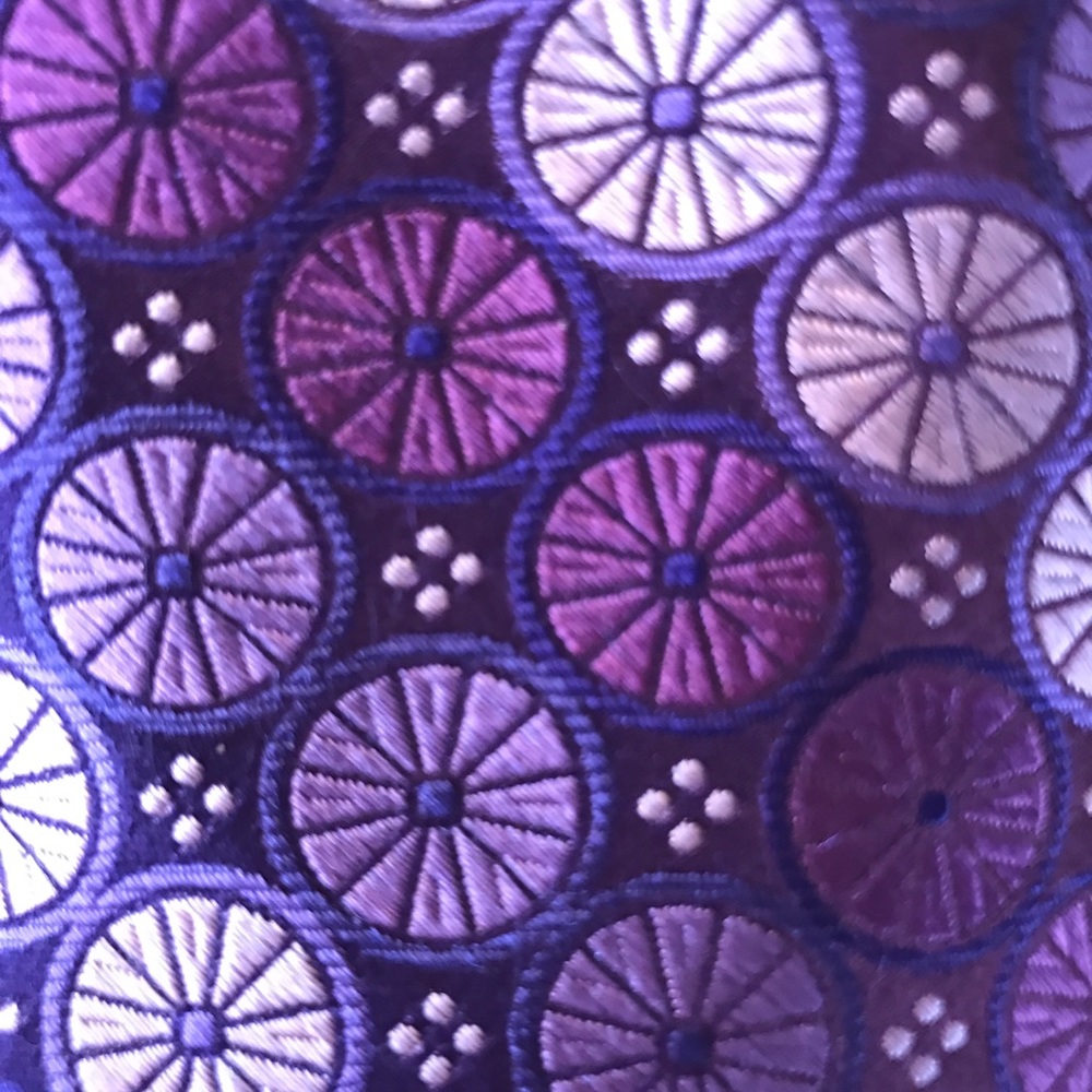 Ted Baker London Purple & Lavender Silk Tie